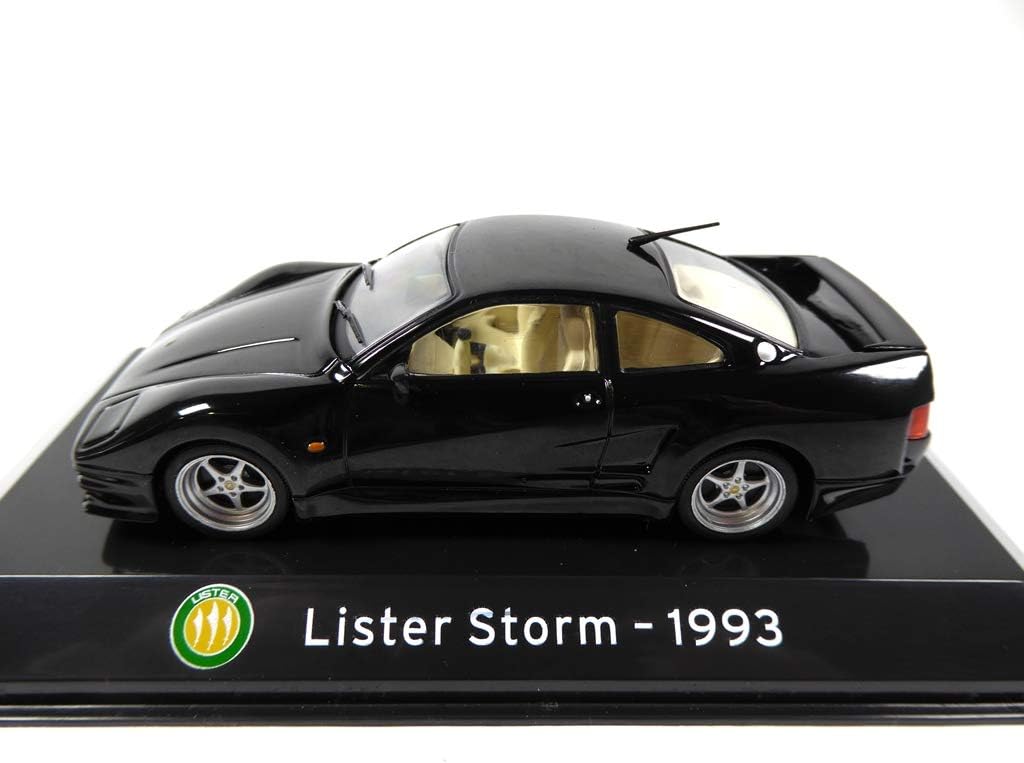 OPO 10 - Car 1/43 Collection SUPERCARS Compatible with Lister Storm 1993 (S54), Black
