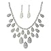 Joylive Rhinestone Crystal Necklaces+earring Bride Jewelry Sets for Bridal Wedding