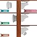 Baby Safety Locks - No Drilling Required - Quick and Easy Installation - Child Safety Product For Drawers and Cabinets - Baby Protection Against Harmful Household Products [4 Locks +1 Key]
