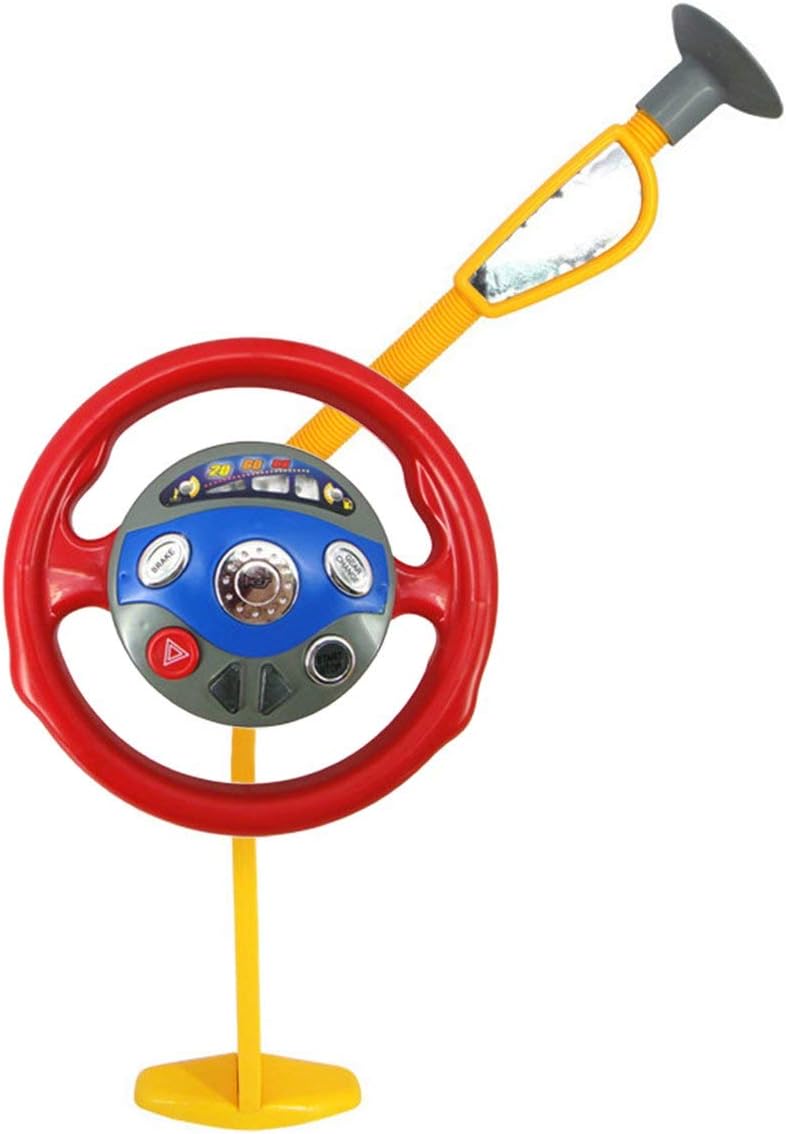 Amazon 子供たちがおもちゃを遊んでいる面白い電子後部座席運転席チャイルドシートステアリングホイール子供たち タイヤ 車 バイク