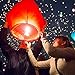 Set of 10 White Sky Lanterns - Chinese Flying Wish Lights