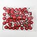 WsCrafts 50Pcs Artificial Lifelike Simulation Cherries for Home Decoration - Simulation Fruit Kitchen Decoration - Christmas Display