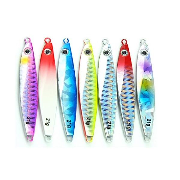 7pcs-21g-Small-Shore-Cast-Iron-Metal-Glow-Lures-Bait-Iron-Jigs-Saltwater-Road-Sub-Slow-lure-fishing-Jigjing