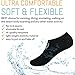 cozia design Swim Fins with Water Socks - Snorkel Fins Swimming Optimized for Ease of use with Neoprene Socks for Extra Comfort