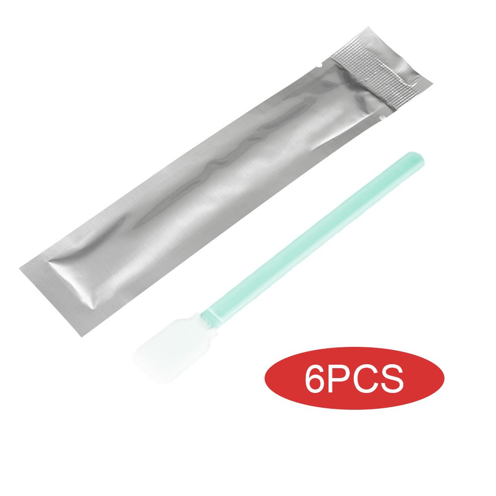 EBTOOLS 6Pcs Sensor Cleaner Swab Kit ，CMOS CCD Sensor Cleaner Swab Cleaning Sticky Kit Replacement for DSLR Mirrorless Cameras