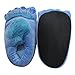 Bluestar Novelty Furry Monster Adventure Slippers for Adults Men Women,Cool House Slippers Comfortable Indoor Shoes (Blue)