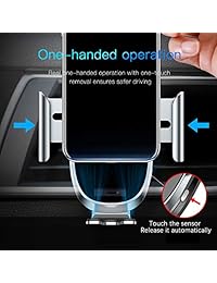 Baseus   Soporte universal para teléfono móvil de coche con sensor de gravedad, rotación de 360°, compatible con iPhone XS Max R X 8 7 Galaxy S9 y otros teléfonos de 4,7 a 6,5 pulgadas