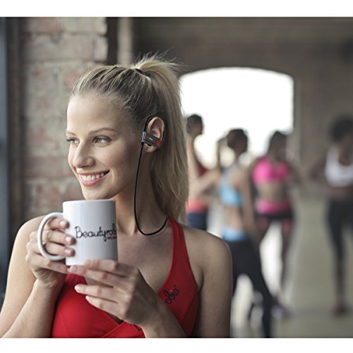 Bluetooth Kopfhörer,AceTend Bluetooth Kopfhörer V4.1 In Ear Wireless Sport Headset IPX7 Wasserschutz Ohrhörer mit Mikrofon für iPhone, iPad, Samsung und mehr