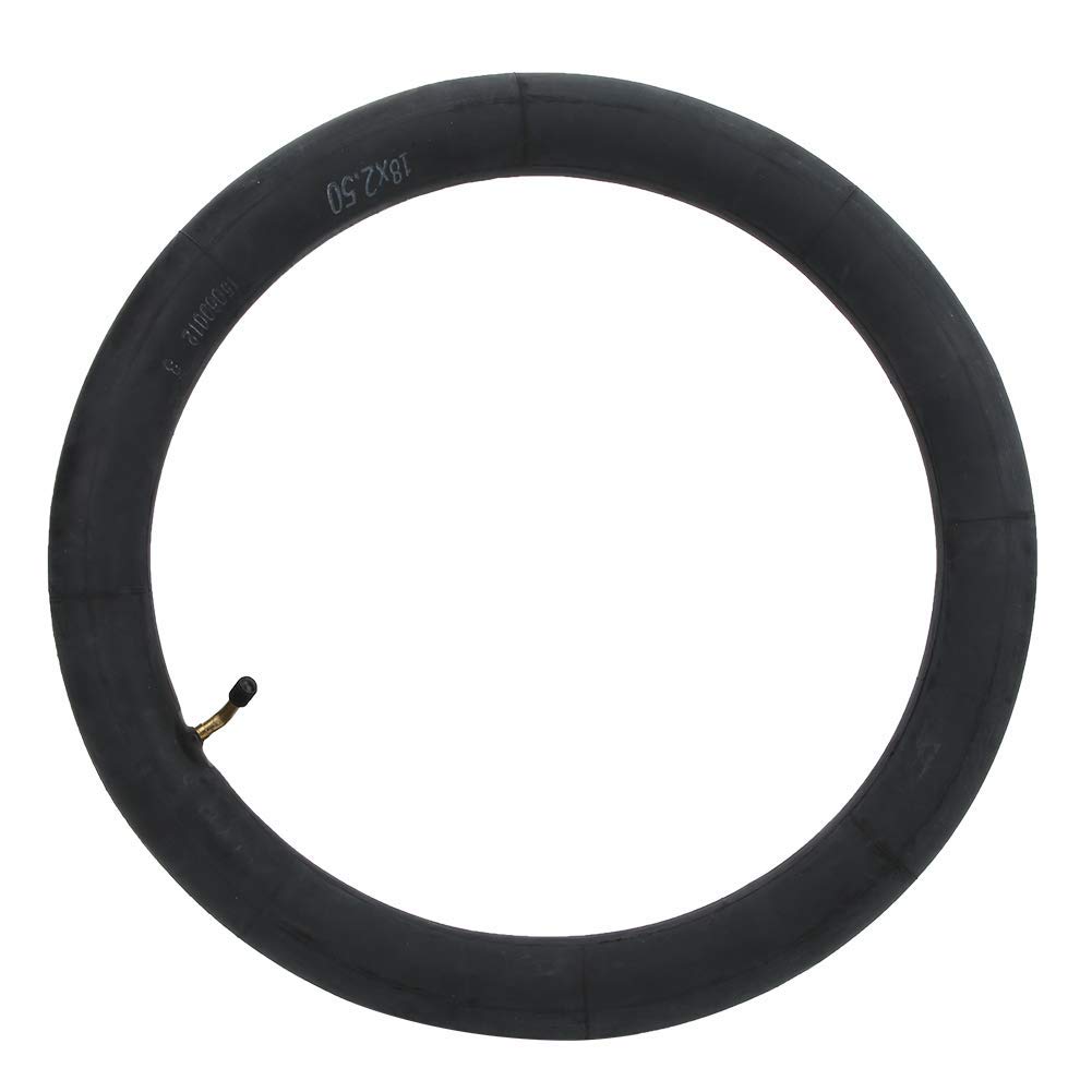 Electric Bike Inner Tube, 14"/16"/18" Butyl Rubber Inner Tube Replacement with Bent Valve E Bike Motorcycle Accessories (18X2.50 curved mouth) 16X3.0 Inner Tube 16X3.0 Inner Tube 16X2.5 Inner Tube