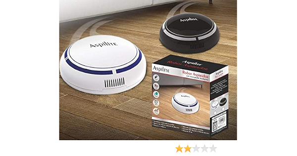 Mini Robot Aspirador con Navegación Inteligente Diámetro 19cm Funciona con  batería cargable con cable USB incluido sin cables silencioso eficiente  deteccion de objetos tamaño pequeño Aspilite : Hogar y cocina