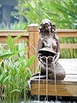ASC Solar Mermaid Pond Water Fountain