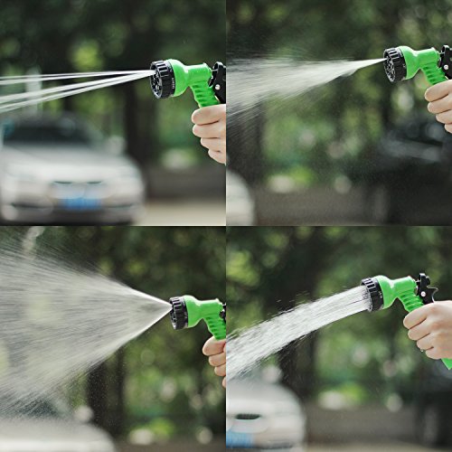 Grelife Garden Hose Expandable Hose 75ft Flexible Water Hose with Extra Strength Fabric and 7 Function Spray Nozzle for Watering, Washing, Cleaning - Thumbnail 3