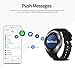 SEPVER Smart Watch SN05 Round Bluetooth Smartwatch with SIM Card Slot Compatible with Samsung LG Sony HTC Huawei Google Xiaomi Android Smart Phones for Women Men Kids Boys Girls (Black)