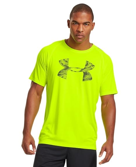 magliette under armour bambino giallo