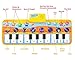Zooawa Musical Piano Mat, Electronic Keyboard Instrumental Dance Blanket Toy with Play - Record - Playback - Demo Modes for Kids - Colorful