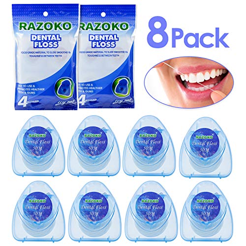 Dental floss Clean Flosser Mint 50m Pack of 8 - Thumbnail 7