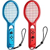 Tennis Racket for Nintendo Switch Joy-Con Controller KINGTOP Twin Pack Tennis Racket for Nintendo Switch Game Mario Tennis Aces