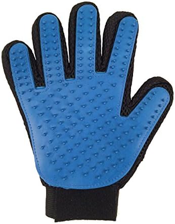 Pet Grooming Glove Brush - Deshedding and Massaging Tool for Efficient Removal of Pet Hair. For Long and Short Hair Pets