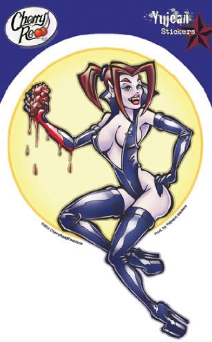 Cherry ReddCountess Vampire Pinup Girl - Sticker / Decal
