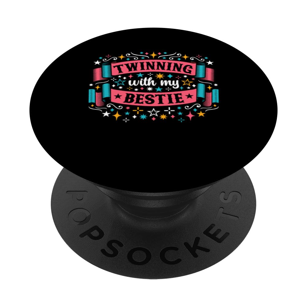Twins Day Twinning With My Bestie PopSockets Swappable PopGrip