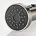 Versatile Brushed Nickel Triple Functional Kitchen Faucet Spray Nozzle Head Replacement Part For Pull Out Kitchen Sink Faucets Pause Stream and Spray Modes