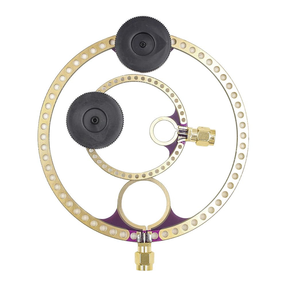 Hsthe Sea 2-Pack UV UHF VHF FM Small Loop Antenna 400M 470MHz Shortwave Active Receiving Antenna for HFDY Malahiteam DSP2