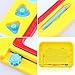 RIZUIEI Magnetic Drawing Board,4 Color Zone Erasable Colorful Magna Doodle Toys Writing Sketching Pad - Boy Girl Painting Learning Birthday Gift Present