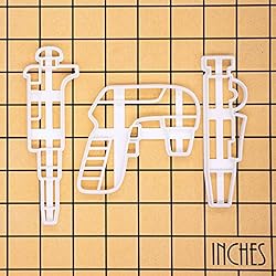 Set of 3 Pipette cookie cutters