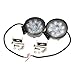 KAWELL 2 Pack 27W 1800LM Round 30 Degree Spot Beam Off Road Spotlight for 4x4 Jeep Cabin Boat SUV Truck Car ATV Waterproof Light