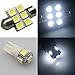 Partsam Acura TSX 2009 2010 2011 2012 2013 White Interior LED Lights Package Kit (15 Pieces)