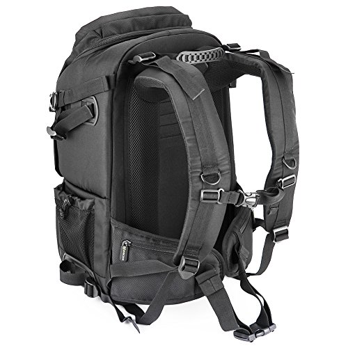 Extra Large DSLR Camera/Laptop Travel Backpack Gadget Bag w/ Rain Cover Black eBay
