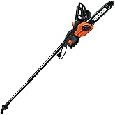 WORX Electric Chainsaw, 8 Amp 10" 2-in-1 Pole saw, WG311 | Up to 10 ft. Reach, 28 ft/s Chain Speed, Weighs 10 LBS, 180&deg; Rotating Rear Handle
