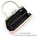 LONGBLE Women Clutch Bag Rhinstone Bowkont and Tassels Decorative Sparkling Vintage Classic Evening Shoulder Bag Girls Ladies Gold Elegant Compact Handbag Purse For Weddings Parties Ceremony (Gold)
