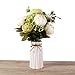 Fake Artificial Flowers Vintage Silk Peony Flowers Bouquet for Home Wedding Centerpieces Décor and DIY (Green)