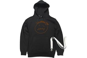 FTD Apparel Men's Face Logo AJ1 Black/Brown Pullover Hooded Sweater