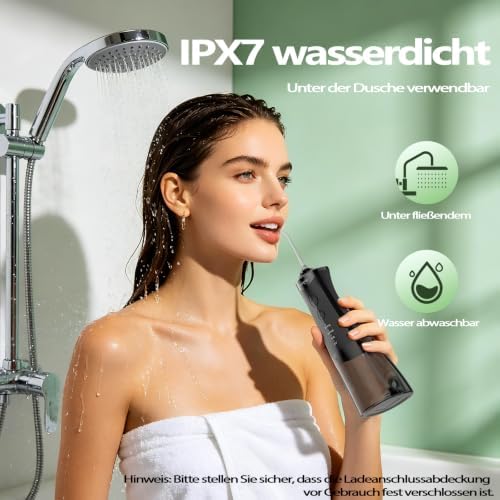 Kabellose Elektrische Munddusche, 350ml Tank, Zuhause & Reisen
