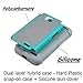 LG Ultimate 2 Case, SOGA [Smart Defender Series] Shockproof Hybrid Grid Armor Case for LG Ultimate 2 L41C / L70 - Grey Mint Blue/Grey