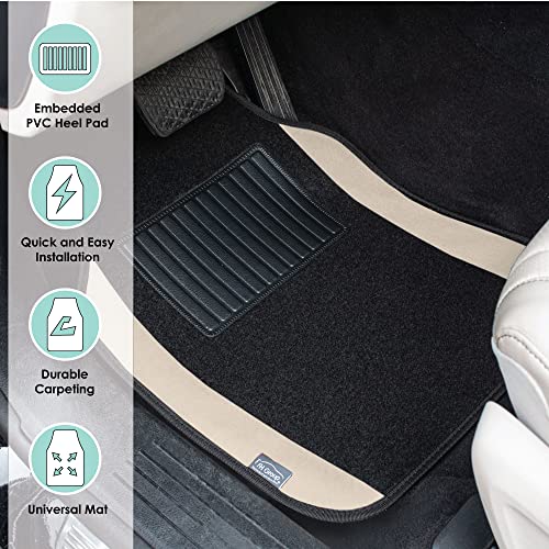 FH Group Car Floor Mats Carpet Floor Mats for Cars, Universal Fit