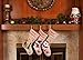 Imperial Home Christmas Stockings, Cute Holiday Decor, Santa's Toys Holder, Santa, Reindeer and Snowman Stocking, Xmas Party Decorations, Fireplace Hanging Decor, Family 3 PC Set, 18