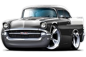 FATCAT WALL GRAPHICS 1957 Chevy 150 Wall Decal 2ft Long Car Sport Classic Vintage Graphic Sticker Photo Man Cave Garage Boys Bedroom Decor