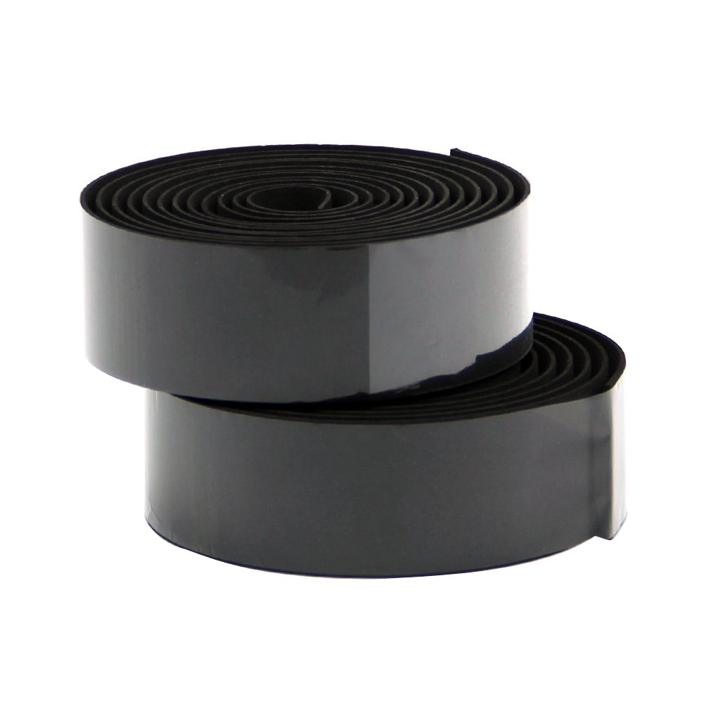 ROBMNE Road Bike Bicycle Cork Handlebar Bar Grip Wrap Tape + 2 Bar Plugs-Black