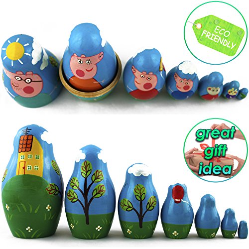nesting dolls peppa pig