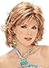B-G Synthetic Hair Short Curly Full Wig for Women, Gold (WIG046)