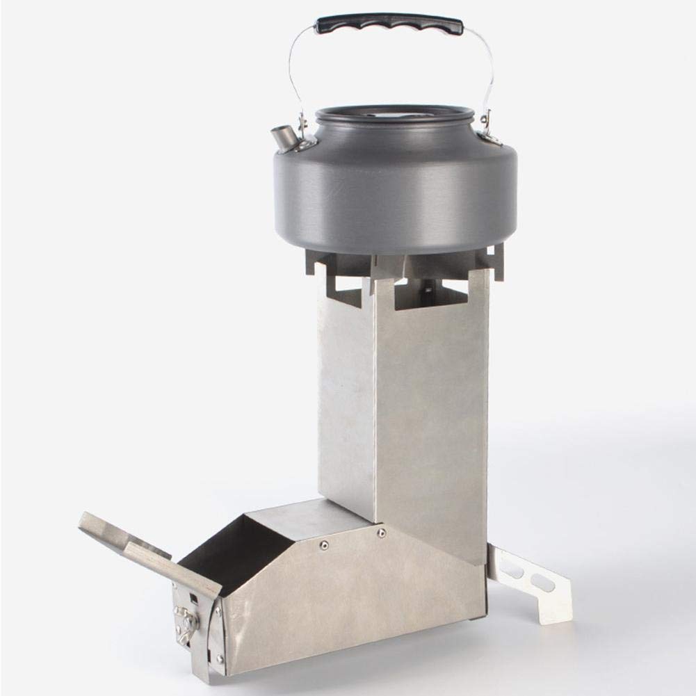 RV y Supervivencia Senderismo hinffinity Estufa de Cohete de leña con