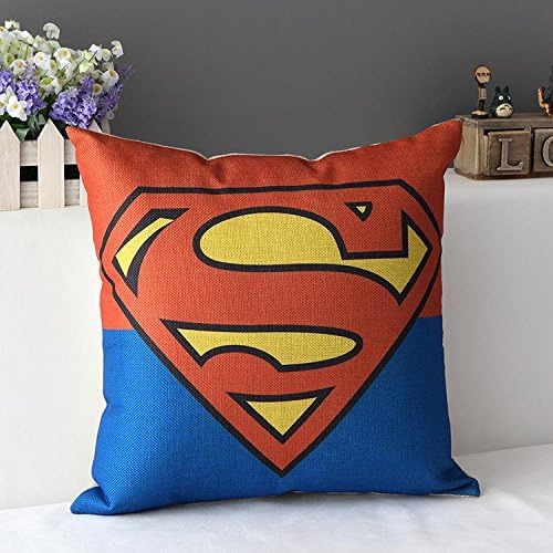 Chicozy Superman Batman Captain America Green Lanten Superheroes Style Home Decor Throw pillow cover Decorative pillow Cushion Collection pillowcase gift 45X45CM
