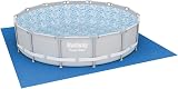 Bestway Ground Cloth Pool Floor Protector 488 x 488 cm Blue 58003-19 view 1
