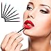 eBoot 500 Pack Lipstick Applicators Disposable Lip Brushes Makeup Brush Lipstick Gloss Wands Applicator, Black