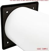 Kair Brown 150mm Louvred Wall Vent Grille with Backdraught Shutter 183mm view 5