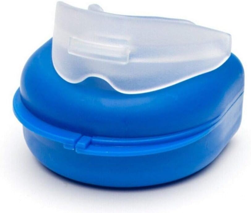 Acusnore Anti Snore Mouth Guard with Blue Protective Case and Safety Clip1 Units, 2 Count (Pack of 1)