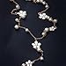 UNKE Fashion Tassel Long Necklace Sweater Chain for Women
